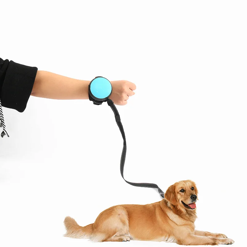 

Hands Free Retractable Dog Leash 3m Parachute Rope Anti- explosion with Reflective Outdoors Pet Adjustable Wrist Traction Rope