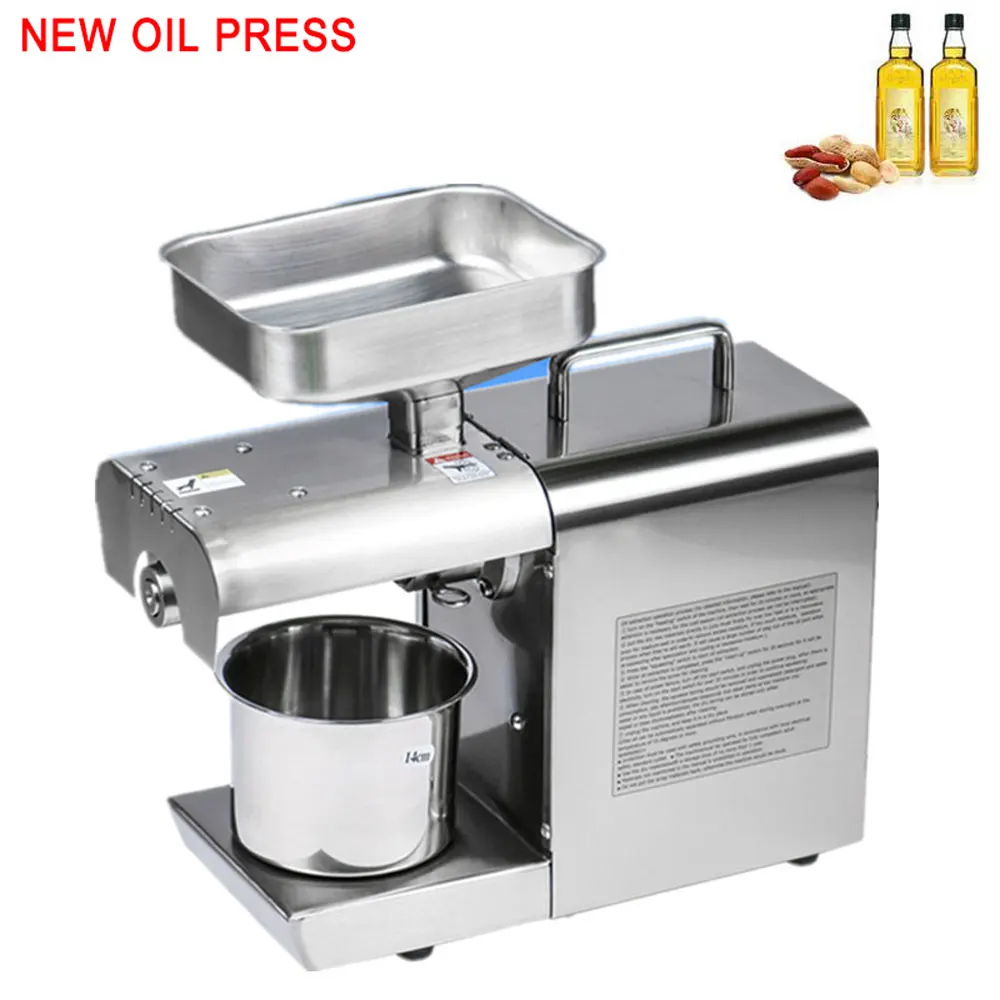 Home oil press machine Cold press pine nut kernel,platycladi seed linen aberdeen Oil expeller