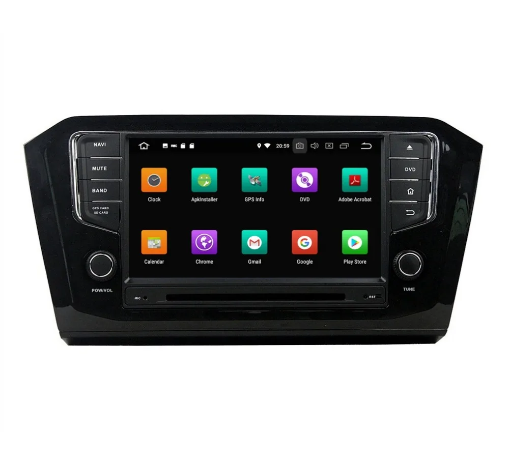 Excellent 4GB+32GB Octa Core Android 8.0 Car Audio DVD Player for VW Volkswagen PASSAT 2015 2016 Car Radio GPS Bluetooth WIFI Mirror-link 3