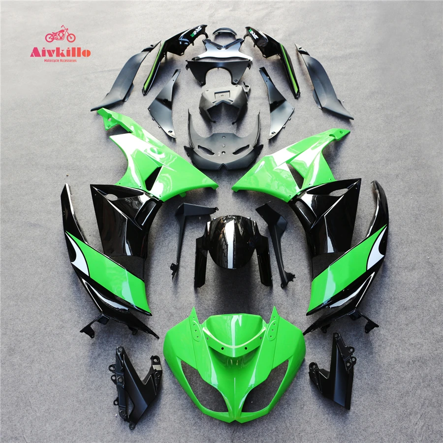 Высокое качество ABS пластик обтекателя телесная набор для Kawasaki Ninja ZX6R 2009-2012 ZX636 ZX-6R 10 11