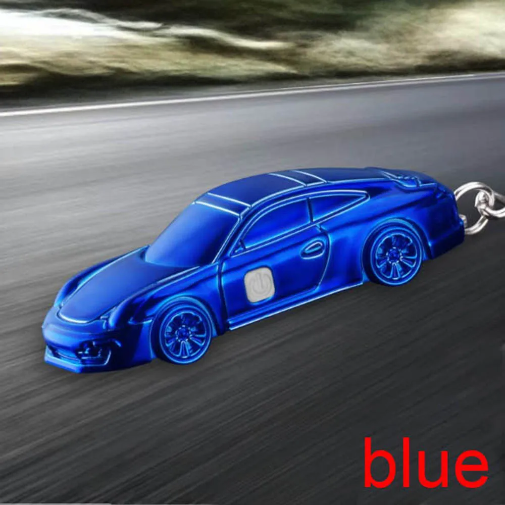 50 шт USB зажигалка брелок пряжка для ключей от автомобиля фонарик - Color: blue
