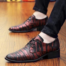 Partei männer Casual Schuhe Bunte Spitzen Up Kleid Schuhe Für Hochzeit