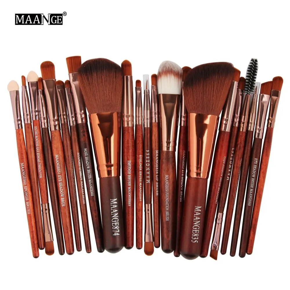 

22 Pcs /Set High Quality Professional Makeup Brushes Set Powder Foundation Eyeshadow Eyeliner Lip Cosmetic Kit Beauty Tools