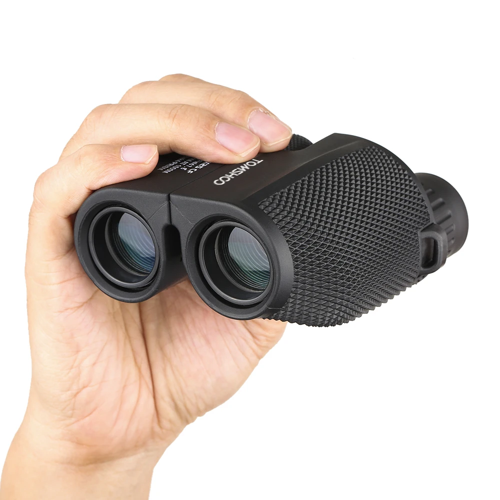 

TOMSHOO Outdoor Camping Hiking Telescope Binocular Mini Portable 10X25CF Scope Binocular for Fishing Birdwatching Travelling