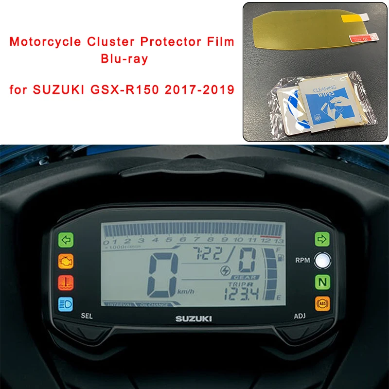 

GSXR-150 Motorcycle Cluster Scratch Protection Film Blu-ray Speedometer Speedo Guard for SUZUKI GSXR 150 2017 2018 2019 GSX-R150