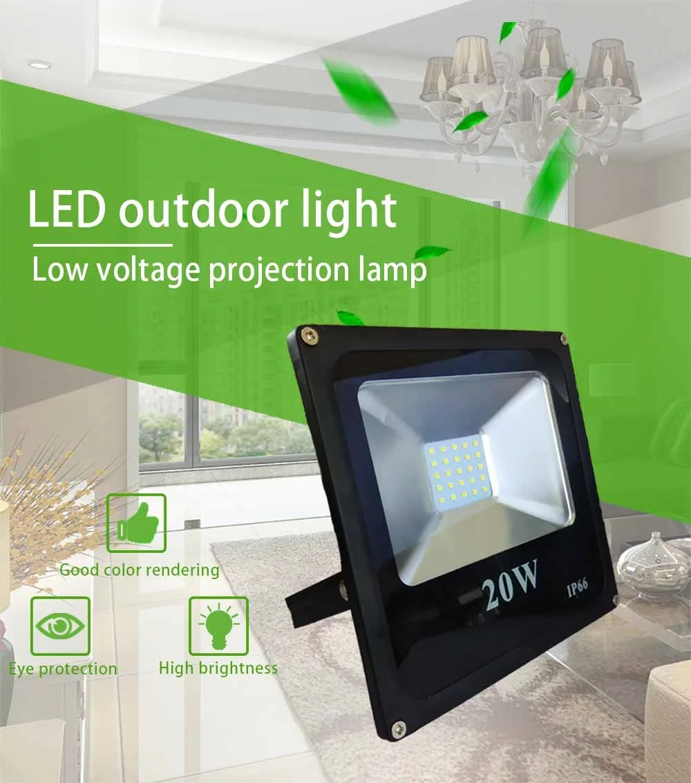 6000K-10-50W-led-Waterproof-Light