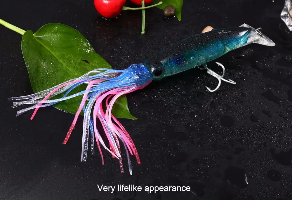 Plastic Squid Lure Wobbler, Plastic Fishing Lures