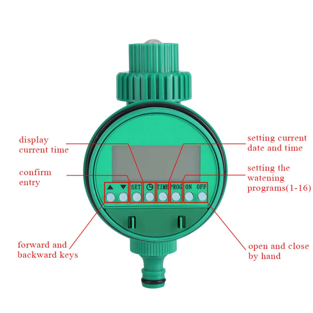 Автоматический умный ЖК-дисплей таймер воды электронный таймер полива сада полива система полива контроллер Набор