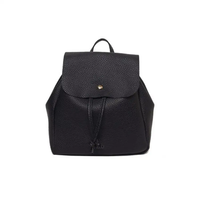 

2017 Luxury Brands Women Leisure Student Schoolbag Drawstring Satchel Shoulder Backpack Soft Bags 510