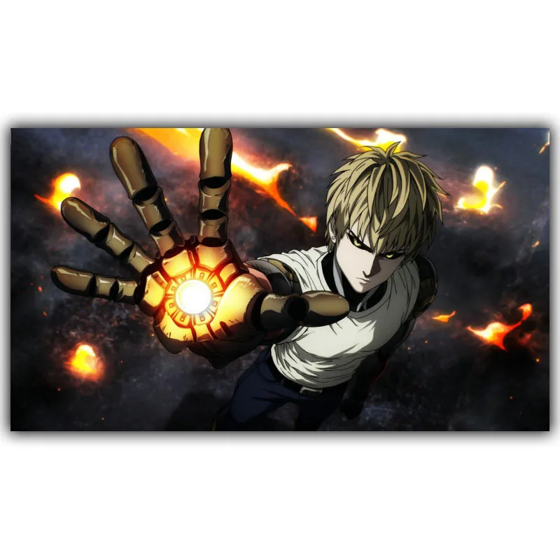 

ONE PUNCH MAN Poster Popular Classic Japanese Anime Home Decor Silk Poster Picture Print Wall Decor 30x53cm 50x89cm