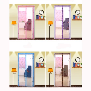 

Summer Mesh Net Anti Mosquito Insect Fly Bug Curtain Automatic Closing Door Screen Kitchen Curtain 5 Size Drop Shipping