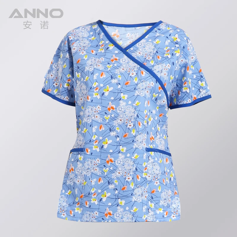 Short Sleeves Unisex Clinical Hospital Medical uniforms Nurse Suit