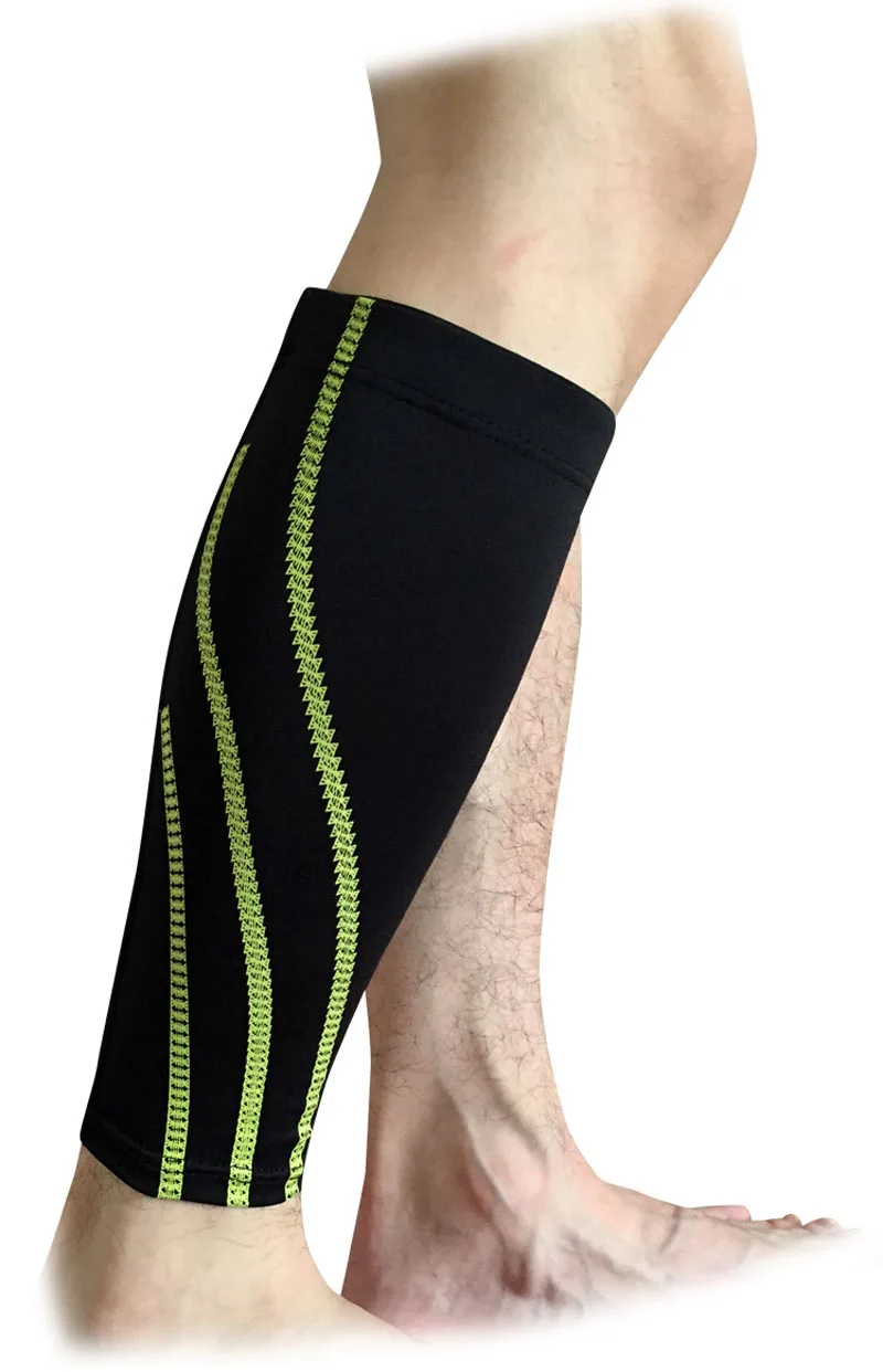 Adult Sport Safety Shin Guard Leg Warmers Cycling Compression Calf