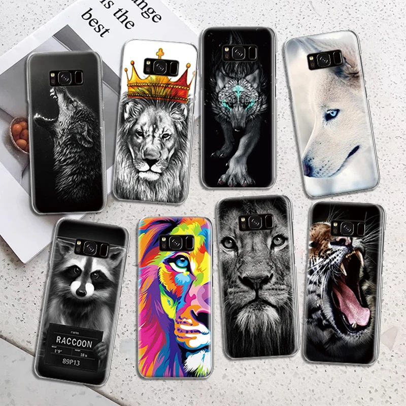 Cool Animal Pattern Case for Samsung Galaxy S3 S4 S5 MINI S6 S7 Edge Plus S8 S9 Hard Back Cover | Мобильные телефоны и