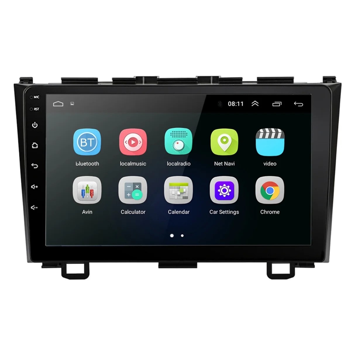 Perfect 9 inch 2 din for Android 8.1 Car DVD Multimedia Player for Honda CRV 2007 2008 2009 2010 2011 WiFi Stereo navi GPS FM AM BT 1