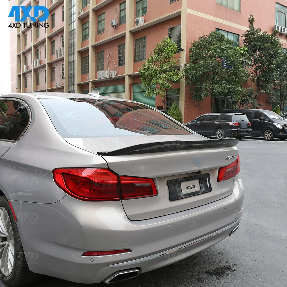 FOR 2017-19 BMW G30 530i 540i F90 M5 PERFORMANCE CARBON FIBER TRUNK SPOILER WING