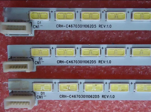 

led backlight screen 46inch CRH-C46703011062D5 E330254 TPT460H1-WUC22 pcs=66led 589mm
