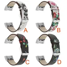 Ремешок на запястье браслет для спорта печать кожаный ремешок сменный ремешок Смарт часы 18Jul10