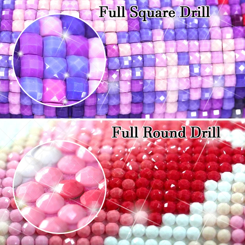 Diamond Painting 5D Full Square/ Round Drill Baby Bear Cartoon Animals Gift Children Daimond Picture Cross Stitch Mosaic 902DP