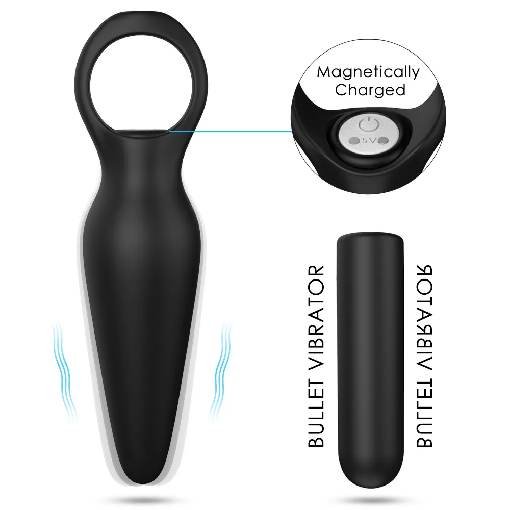 Vibratore dildo punto g e mini perline anali per stimolazione_voghion.com