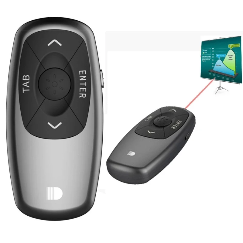 Wireless Powerpoint Presenter Remote Control 100m 2.4GHz Rechargeable