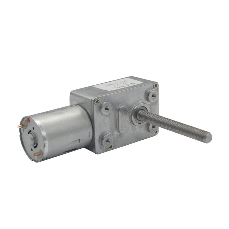 Приводной винт M6 * 50 мм на выходе DC6V 12V 24V JGY370 полностью металлический турбо червь