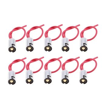 

10pcs BA9S Car Truck SUV Light Bulb Socket Holder Automotive Parts