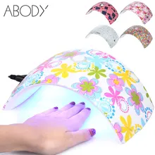 Abody 36 Вт УФ лампа Сушилка для ногтей гель лак для ногтей аппарат для маникюра машина светодиодный лед лампы УФ для украшения ногтей сушильные инструменты цветочный узор