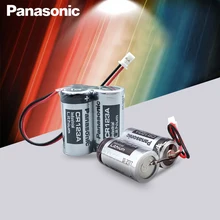 2 шт. Panasonic 3 V CR123A CR17345 DL123A EL123A комплект из 2 предметов с вилкой специальный счетчик воды, счетчик электроэнергии и газовый счетчик