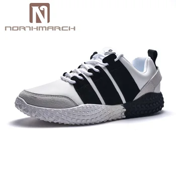

NORTHMARCH Men's Autumn Winter Sneakers Fashion Leather Shoes Men Krasovki Casual Shoes For Men Breathable Shoes Herren Schuhe