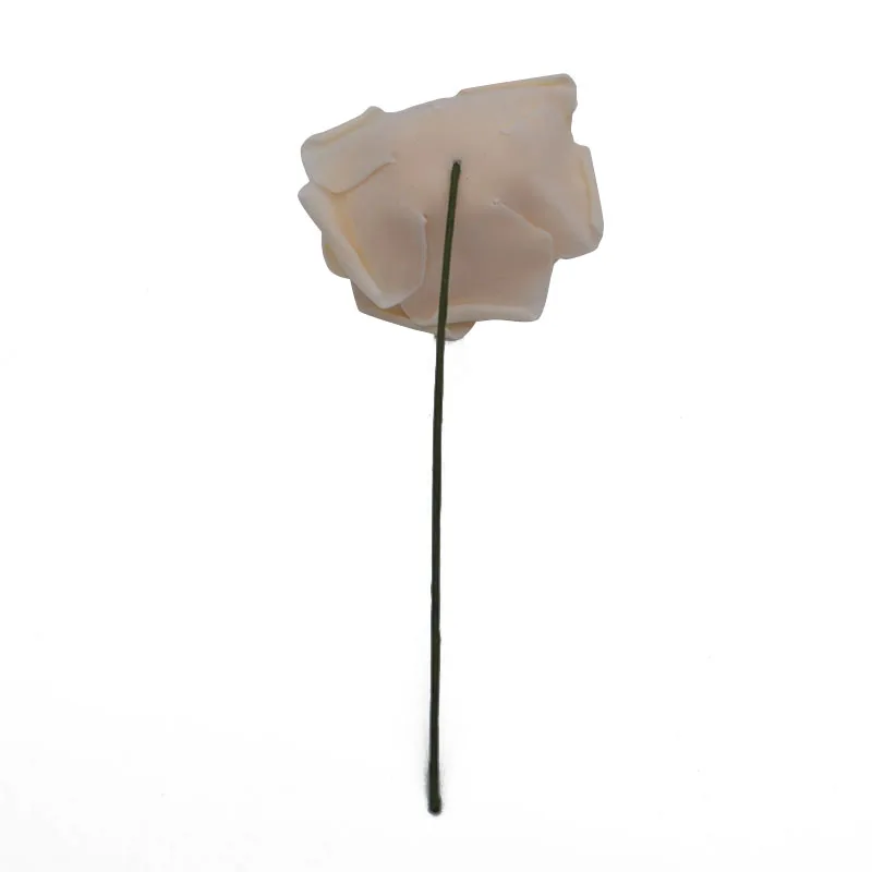 10 головок 8 см довольно очаровательные Искусственные цветы ПЭ пены розы невесты Свадебный букет Декор Скрапбукинг DIY поставки