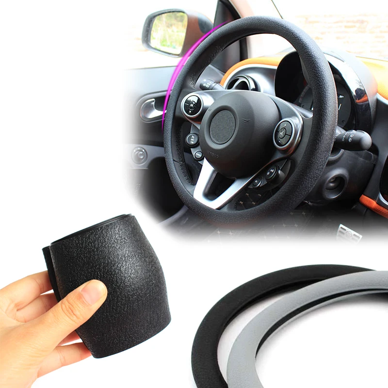 

Universal Car Silicone Steering Wheel Glove Cover Texture Soft Auto Soft Silicon Steering Wheel Automobiles Auto Accessories