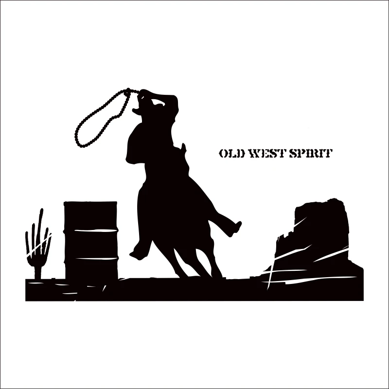 سباق صائق سيارة كاوبوي ملصق كاريرا دي caballos vinilo باريد Pegatina etiqueta engomada جدارية دي لا decoracion الحصان صائق