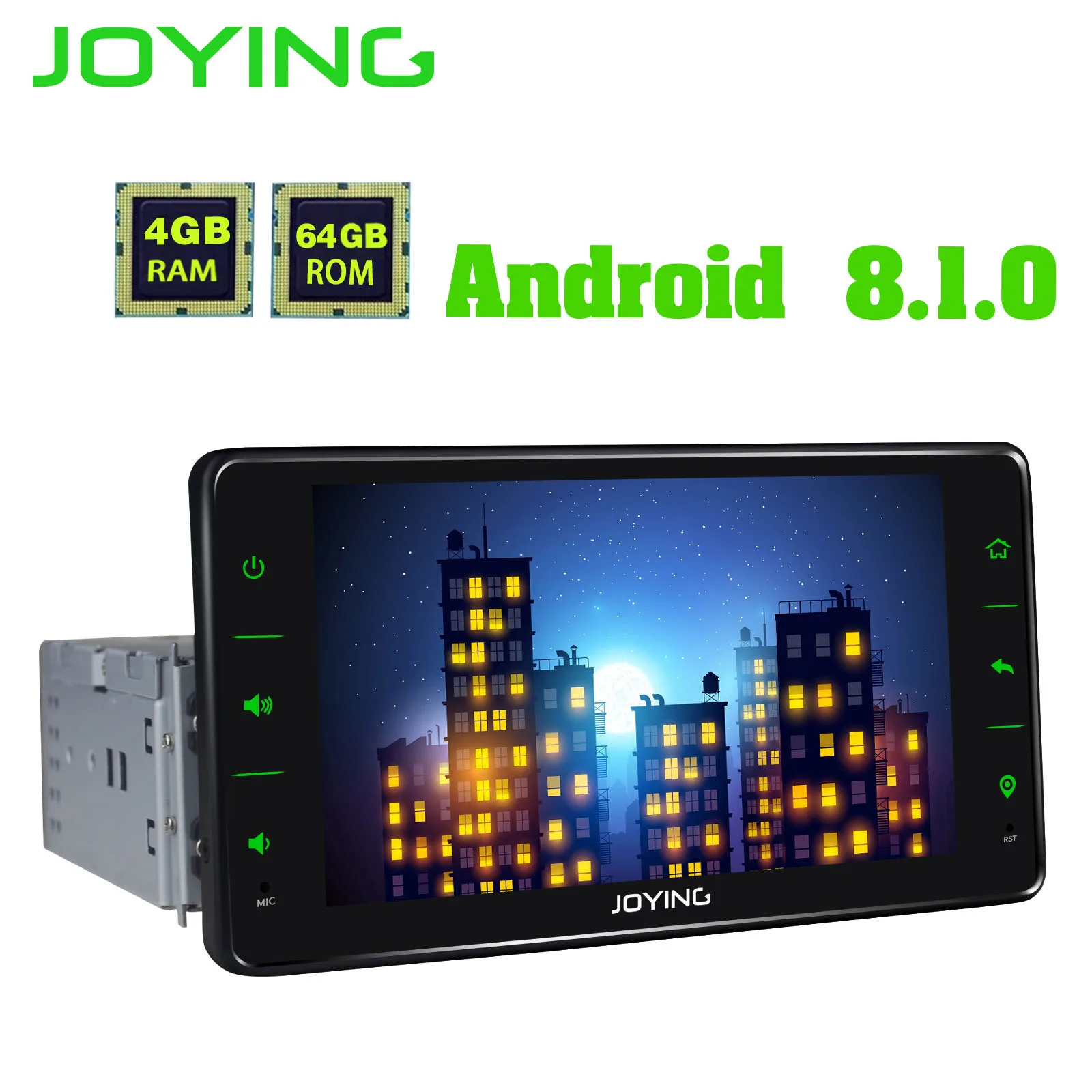 Discount 6.2" Single Din Built-in DSP 4G Modem Zlink Head Unit Android 8.1 4GB+64GB Octa Core Car Stereo Radio GPS Navigation OBD Player 5