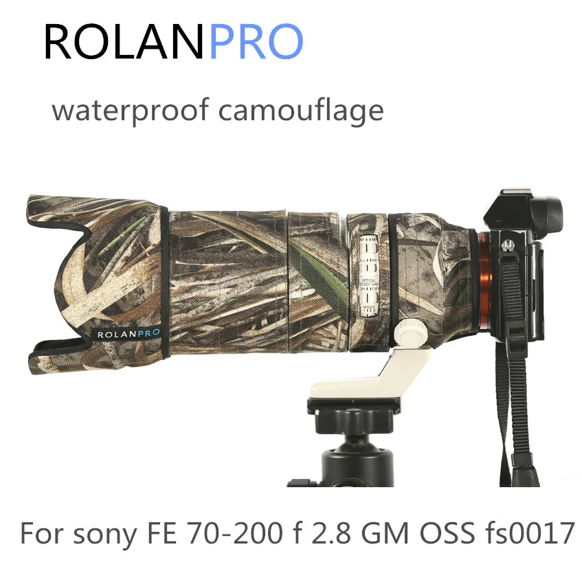 Rolanpro Lens Coat Waterproof Camouflage For Sony Fe 70 0 F 2 8 Gm Oss Fs0017 Camera Video Bags Aliexpress