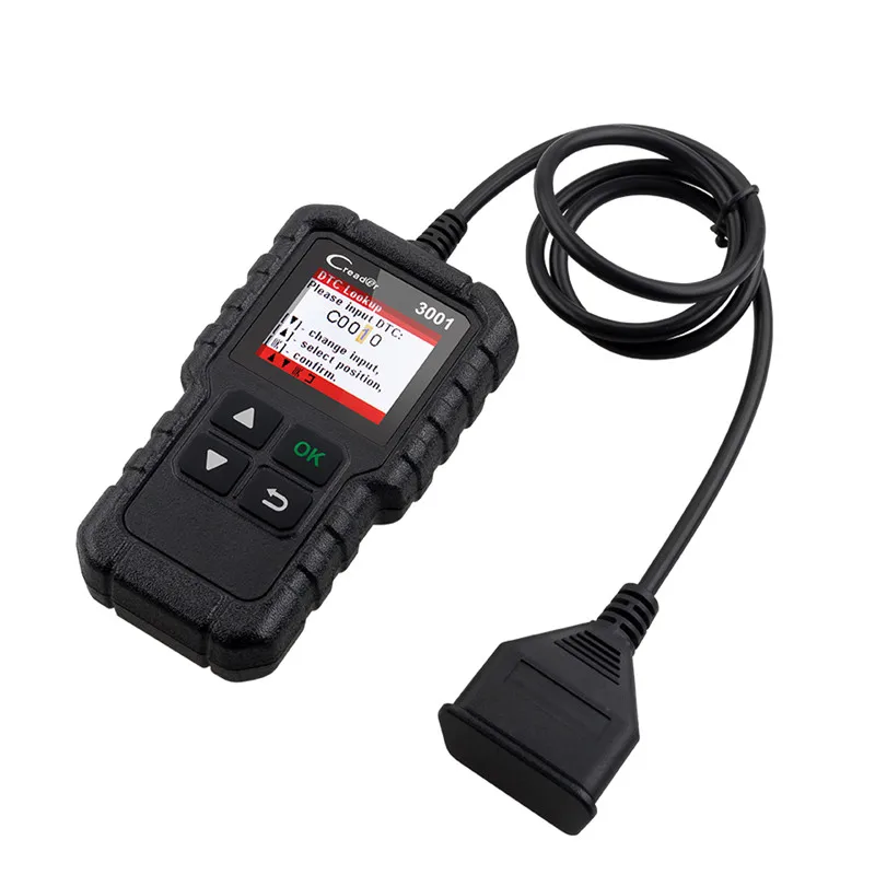 LAUNCH X431 Creader 3001 полный OBD2 OBDII считыватель кодов сканирующие инструменты OBD 2 CR3001 автомобильный диагностический инструмент PK AD310 NL100 OM123 сканер