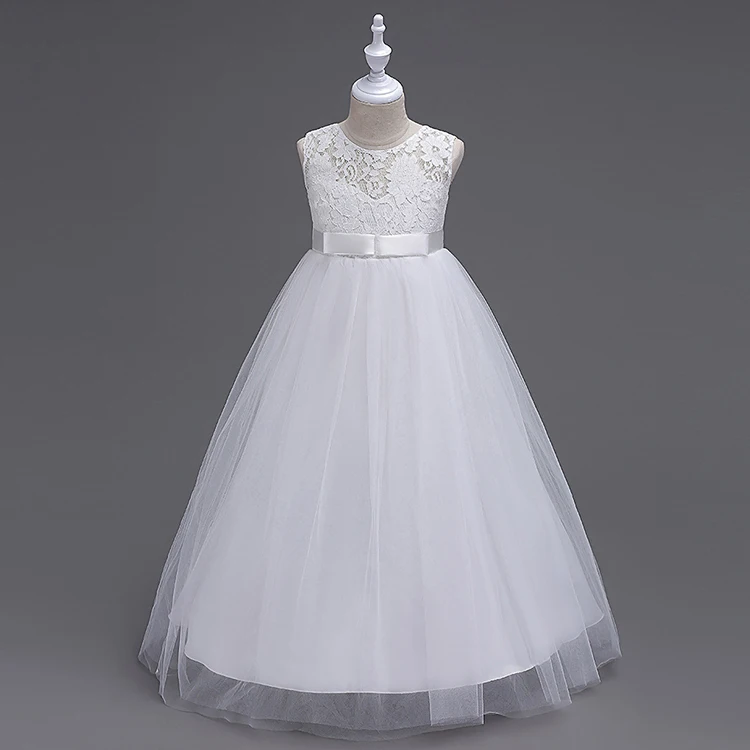 Платье для девочек от 6 до 12 лет Детские Свадебные платья подружки невесты для девочек г. летний вечерний костюм принцессы кружевная Одежда для девочек