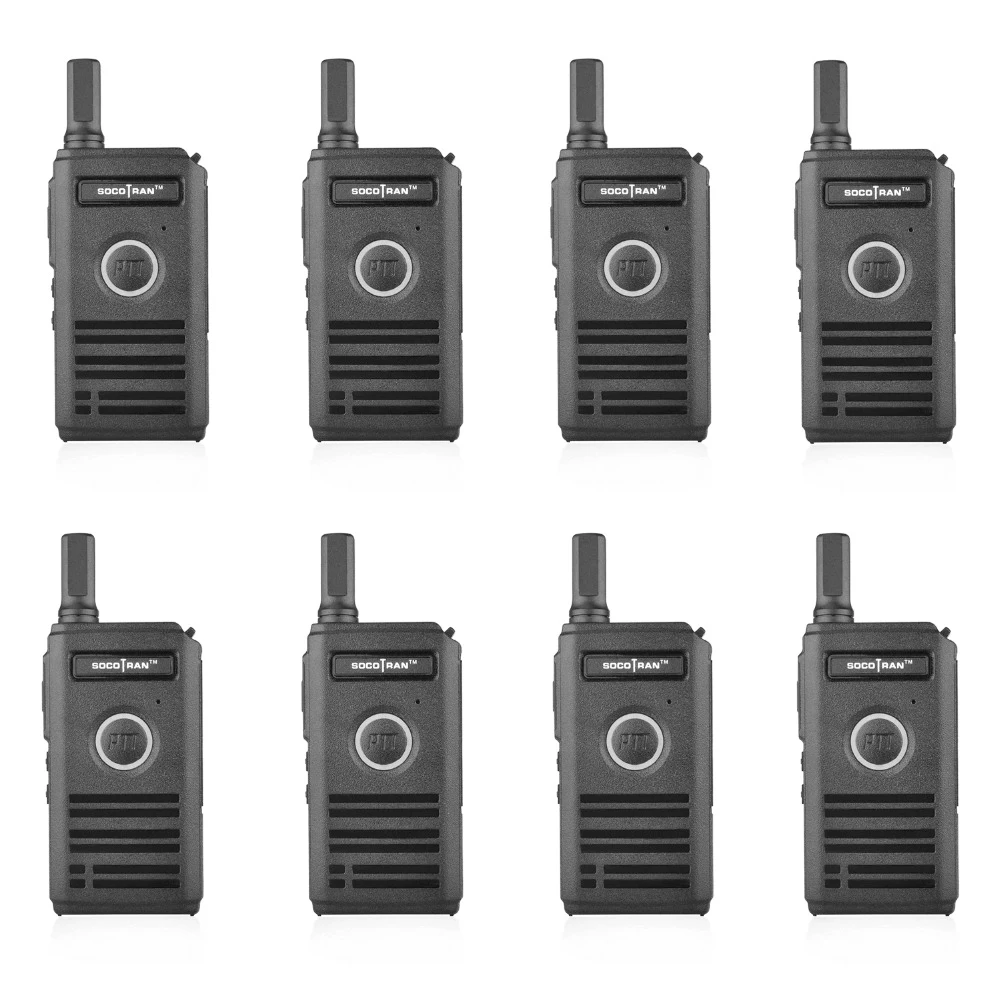 8 шт./лот двухсторонняя рация SOCOTRAN SC 600 UHF walkie talkie 400 470MHz Double PTT ультратонкая дышащая