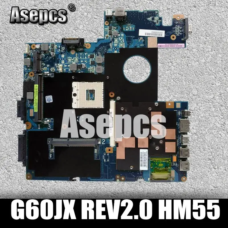 Asepcs Высокое качество для For Asus G60J материнская плата ноутбука G60JX REV2.0 PAG 989 HM55 DDR3 100%