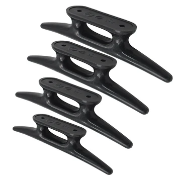 

Newly 4pcs Nylon Cleats Boat Dock Kayak Black Fasteners Strong No Rust Boat Fasteners BN99