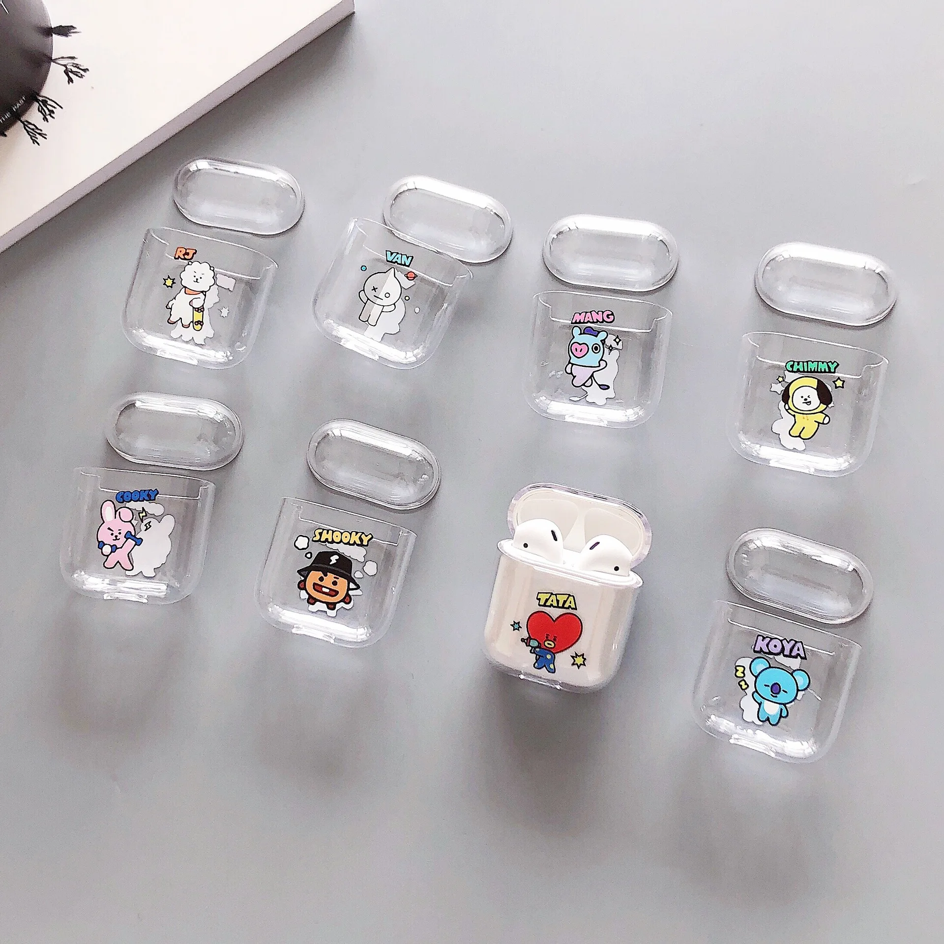 

Case for airpods Cute Earphone Case For AirPods Cover Cartoon Wireless Earphone Accessories for Apple Airpods Hard Case Bag