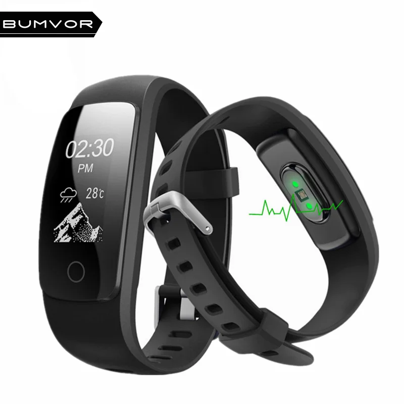

ID107 HR Plus GPS Smart Bracelet Heart Rate Monitor Pedometer Band Bluetooth Fitness Activity Sports Tracker Wristband For Phone