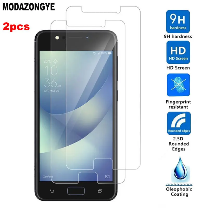 

2pcs Tempered Glass Asus Zenfone 4 Max ZC520KL Screen Protector Asus Zenfone 4 Max ZC520KL ZC ZC520 520 520KL KL Asus X00HD Film