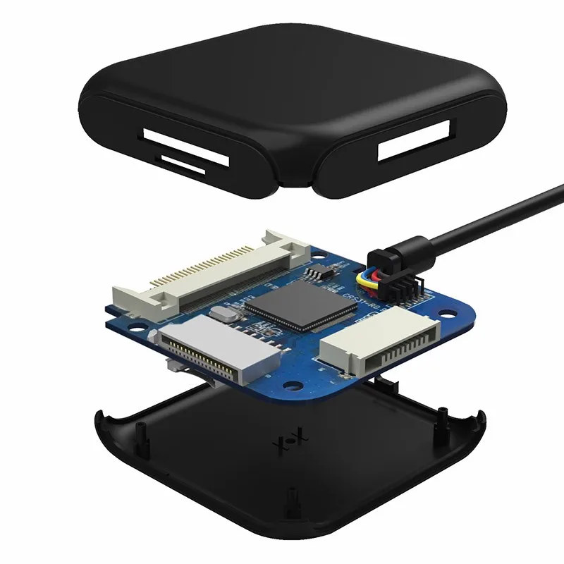 Orico 4 в 1 Usb 3,0 считыватель смарт-карт флэш мульти-карт памяти для Tf/Sd/MS/Cf 4 карты чтения и записи передачи данных