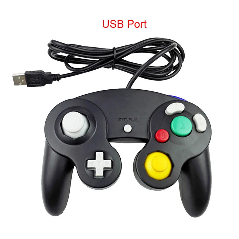 Для Gamecube для NGC контроллер GC порт PC USB проводной геймпад джойстик для nintendo для MAC компьютера