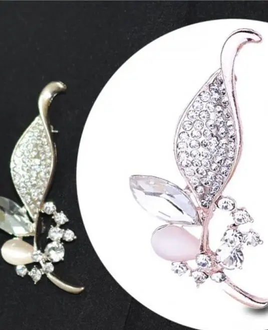 

Fashion girls clothing accessories brooch bouquet flower crystal brooch