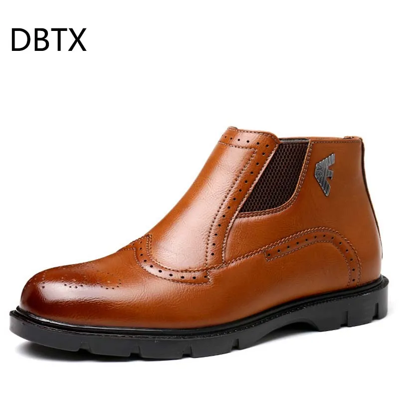 

New Arrival Luxury Brand Man Comfortable Shoes Male Genuine Leather Men's Cowboy Western Martin Chelsea Ankle Boots Shoes