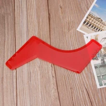 Мужской гребень для бороды джентльмен шаблон триммер Стрижка волос борода формовочный инструмент