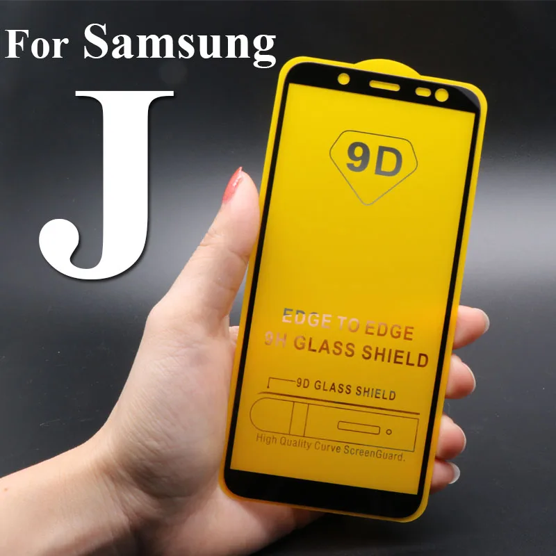 9D полное покрытие Защитное стекло для samsung galaxy j6 закаленное защитное экрана j4 2018 j7