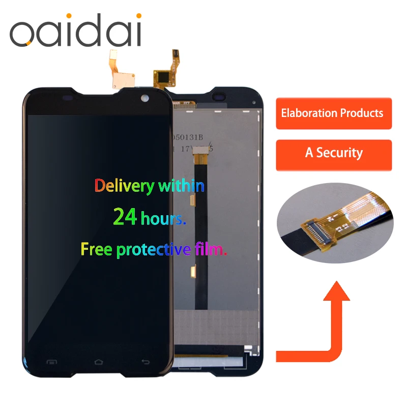 100 Tested For Blackview BV5000 LCD Display Touch Screen Mobile Phone Lcds Digitizer Assembly Replacement Parts